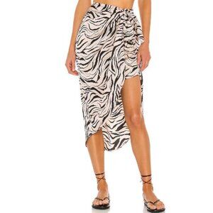 Show Me Your Mumu Zebra "Wrap Me Up" Skirt